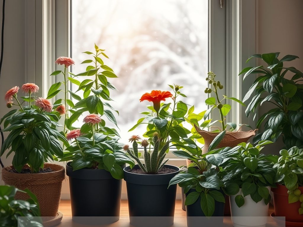 Jak dbać o rośliny doniczkowe zimą w mieszkaniu: światło, podlewanie i ochrona przed chłodem