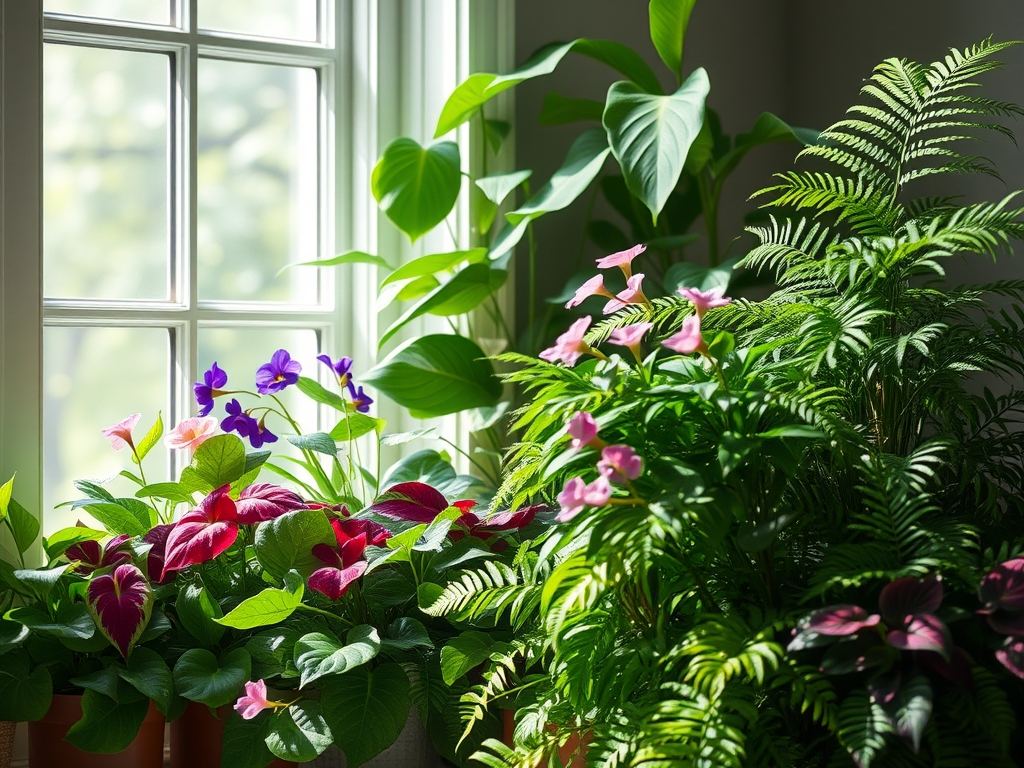 Rośliny do salonu przy oknie północnym: wybór gatunków i zasady pielęgnacji w cieniu