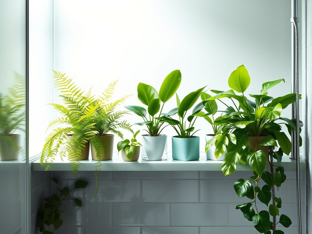 Rośliny do łazienki pod prysznic: wybór gatunków, które dobrze znoszą wilgoć i cień oraz praktyczne wskazówki pielęgnacyjne