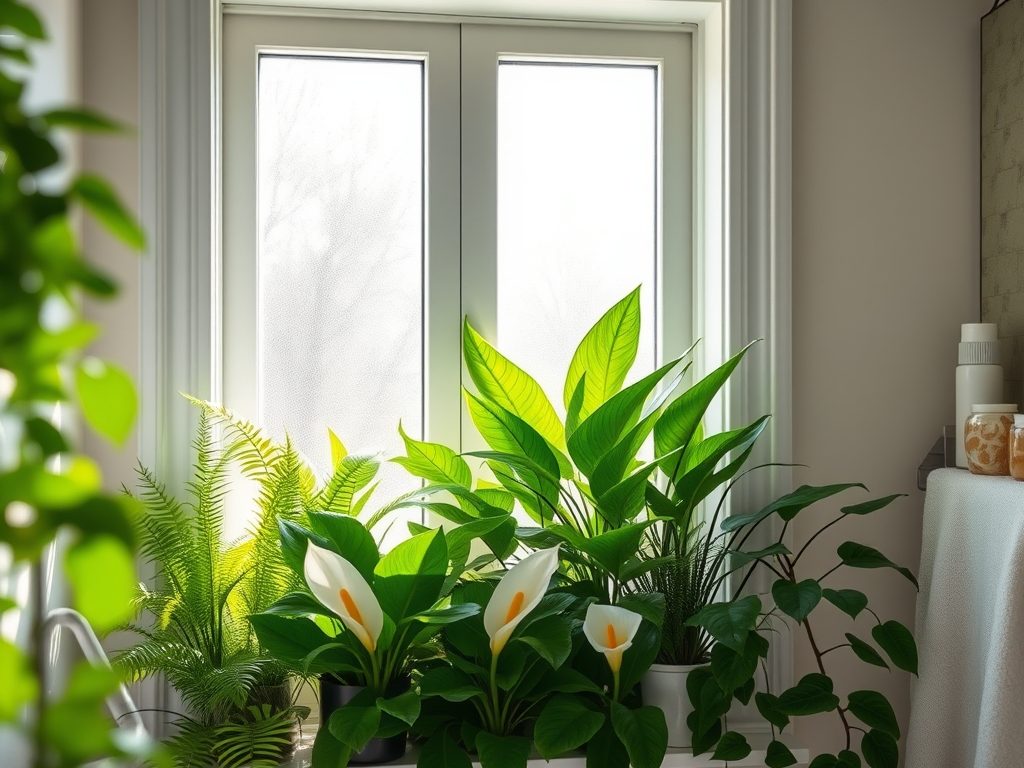 Rośliny do łazienki z oknem: wybór gatunków i pielęgnacja w naturalnym świetle i wilgoci