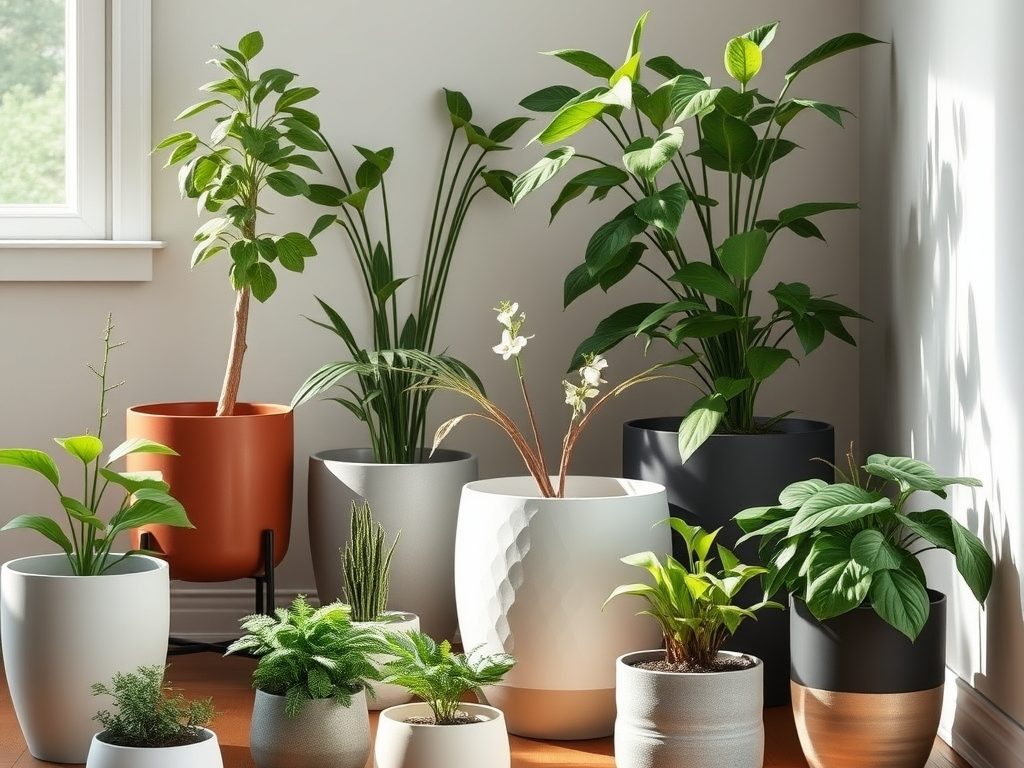 Stabilne donice na podłogę: jak wybrać i ustawić, by rośliny rosły bezpiecznie i zdrowo